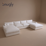 Alpha Dual with Chaise: Off White